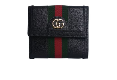 Gucci GG Sylvie Web Ophidia Wallet, front view